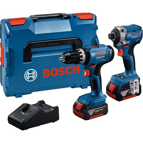 Bosch PRO Cordless Impact Driver/Wrench UK 18V GSB + GDR + 1x4Ah + GAL L-Boxx