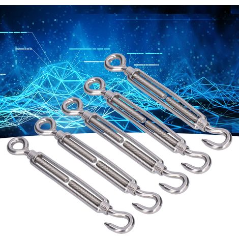 Vendu par lot de 5, panier à fleurs ouvert en acier inoxydable 304, type OC, M10 (1/5)