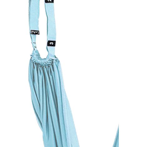 Bande de résistance aérienne pliable et haute résistance bande d'étirement des jambes appareil d'entraînement à la flexibilité bleu ciel taille unique. (1/5)