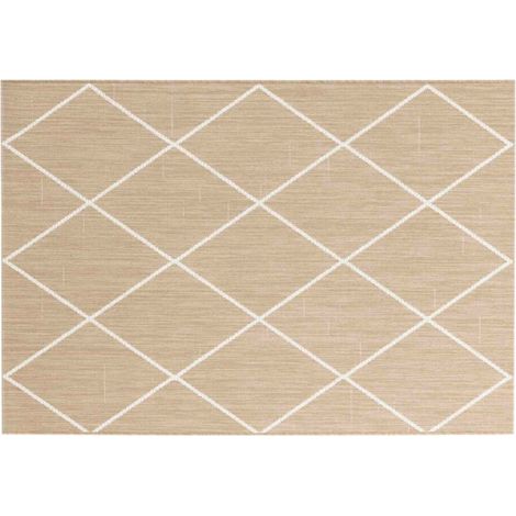 Tapis Déco "Damira" 120x170cm Naturel (1/4)