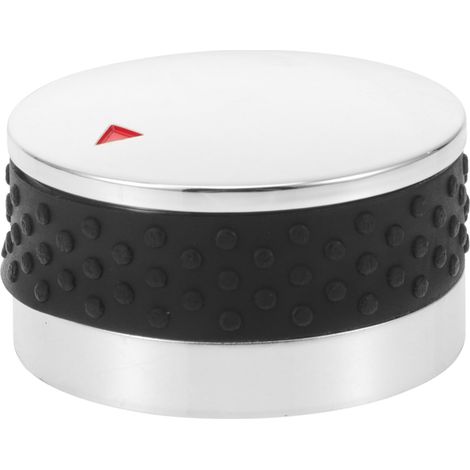 XEPHO Bouton de Cuisinière à Gaz en Plastique Argenté 56mm, Remplacement (1/5)
