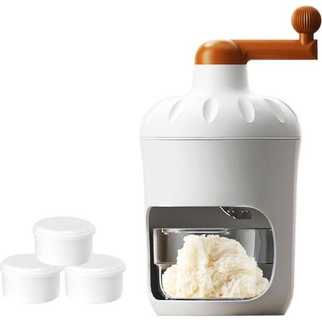 Manuel d'utilisation de la machine à granita, broyeur à glace pour granita, machine à glace pilée pour la maison, avec 3 bacs à smoothies (1/5)