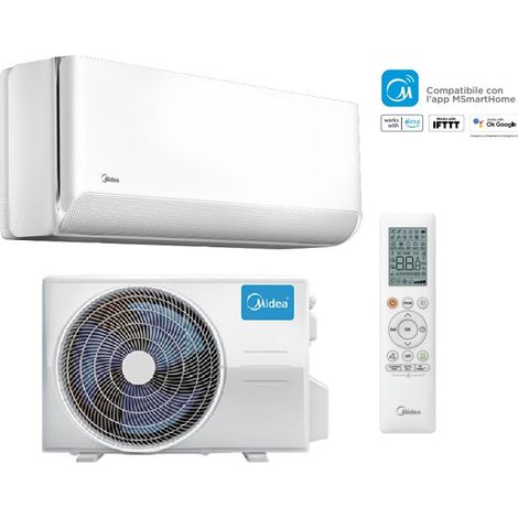 Condizionatore Midea breezeleSS E 9000 BTU WiFi integrato (1/2)