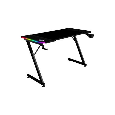 Mesa de Escritorio Gaming Mars Gaming ESCRITORIO ERGO RGB Negro 120 x 60 cm