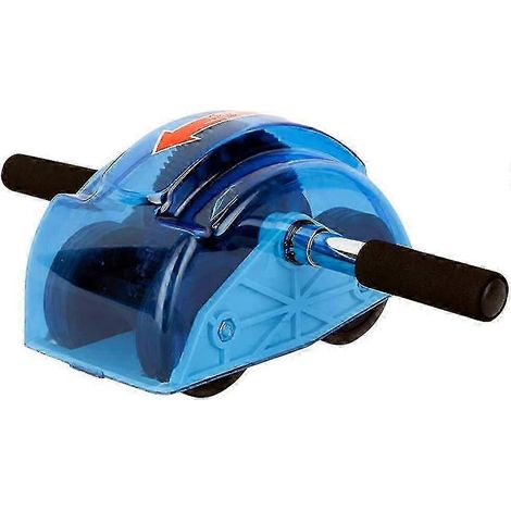 Roue abdominale, équipement professionnel pour l'entraînement des abdominaux, roue d'entraînement fitness, 6-pack, roue abdominale bleue (1/5)
