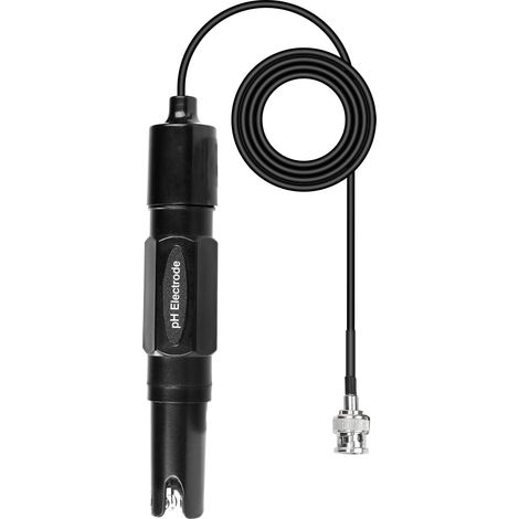 Sonde de pH haute précision 0-14 – Connecteur BNC – Câble 2m pour aquariums et piscines – Lecture rapide et précise - 0-14PH