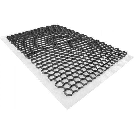 Rinno Plots – Stabilisateur de gravier 0,96 m² – Structure alvéolée pour maintien optimal – Résistant à 400 tonnes – Pour allées carrossables et piétonnes
