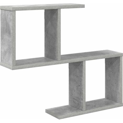 Estante de pared Gris Hormigón 60 x 12 x 50,5 cm vidaXL (1/5)