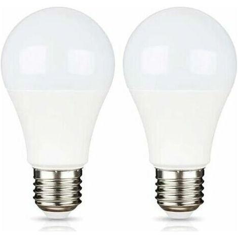 LaBlanc - E27 12 V LED Kaltweiß 6500 K für Camping, 75 W Halogenäquivalent, AC DC 12 Volt 24 Volt E27 LED-Glühbirne für Solarpanel/Garage/Garten, nicht dimmbar, 12 W, 2er-Pack [Energieklasse A+]