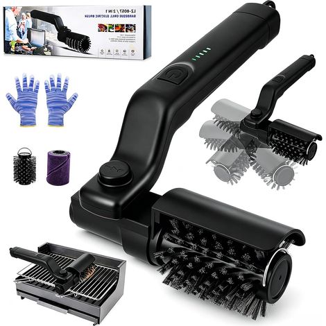 Brosse Électrique De Nettoyage pour Barbecue,sans Poils,3 Vitesses (1/5)