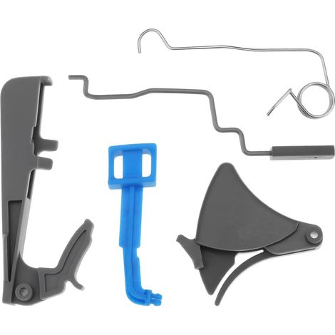 Kit de réparation de ressort de verrouillage de gâchette d'accélérateur et tige d'étranglement compatible avec tronçonneuse 350 353 346 340 345 (1/5)