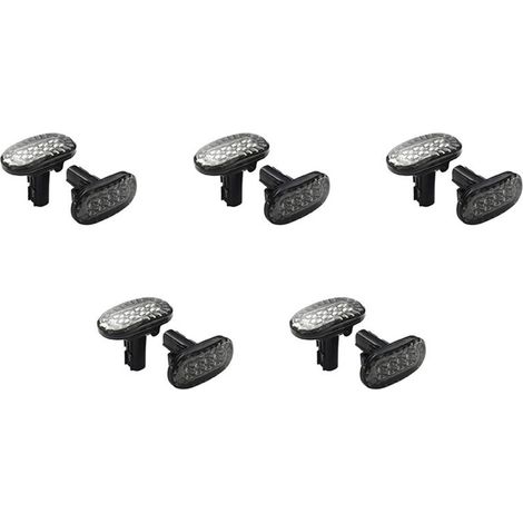 10 luci di posizione laterali a LED ambra adatte per Jimny JB74 JB64 2018 - Sostituzione indicatori di direzione, fumé