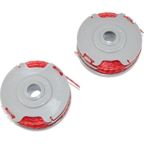 2 x Trimmer Strimmer Spool & Line Double Autofeed Compatible With Flymo FLY021 (1/5)