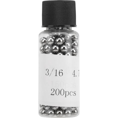 200 Billes de Roulement pour Vélo en Acier Inoxydable 304, 4.76mm, Pièces Détachées et Fournitures Industrielles (1/5)