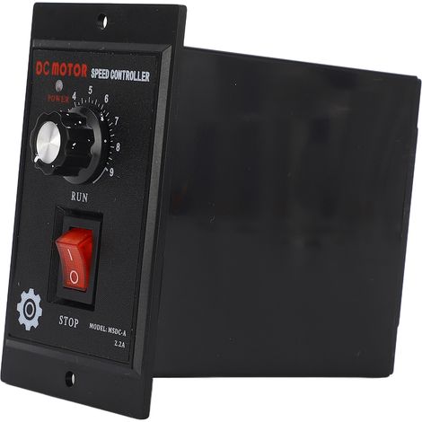 Contrôleur de vitesse pour moteur électrique, régulateur de vitesse, entrée 220 V CA, sortie 220 V CC, commande par bouton, 400 W (1/5)