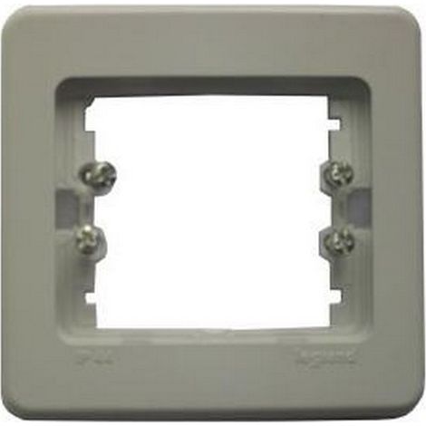 Legrand 85500 - Plaque 1 poste Sagane Plexo grise IP44 IK08