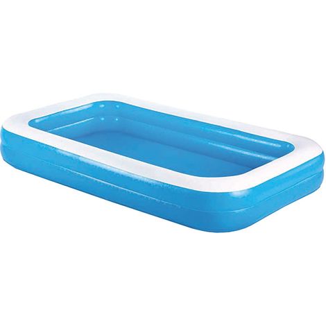 PISCINA GONFIABILE FAMILY RETTANGOLARE 2 ANELLI  +3 ANNI  cm.305x183x46  kg.6,55 (art.54150)    BESTWAY