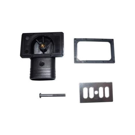 Kit troppopieno con griglia e viti 5x37 , 0411598