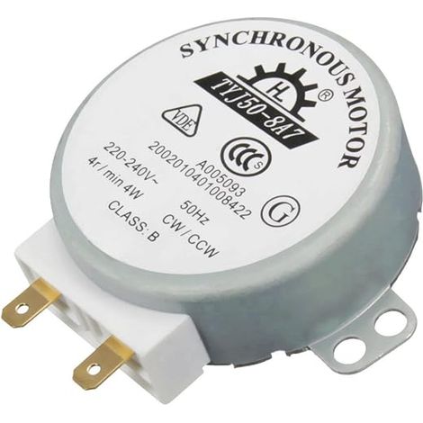 Microwave Synchronous Motor 220V240V AC 4r/min 4W CW/CCW 50Hz Microwave Oven Turntable Motor Motor 4rpm Microwave Oven Synchronous Motor Part (1/5)