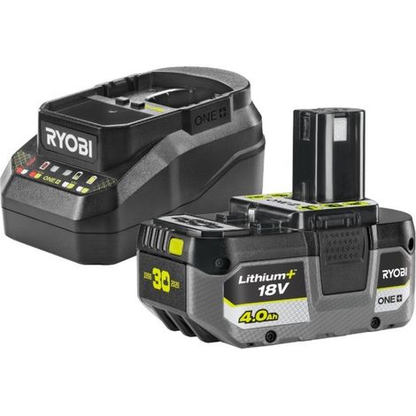 RC18120B-140XG - Pack Batterie 4,0Ah 18V ONE+ et Chargeur 2A