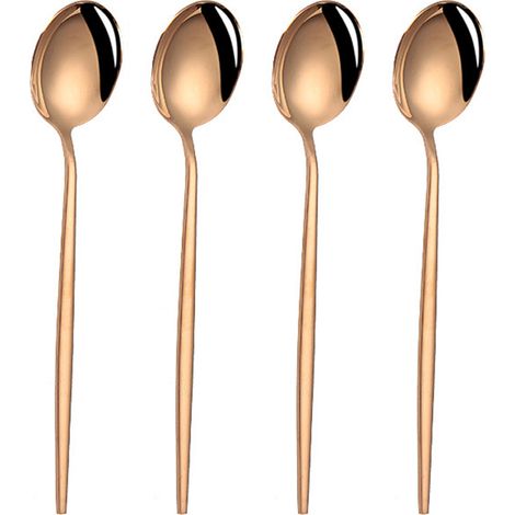 Ensemble Couverts Acier Inoxydable - Finition Miroir Polie - Pour Maison Et Cadeau - Lot De 24 Pièces (1/5)
