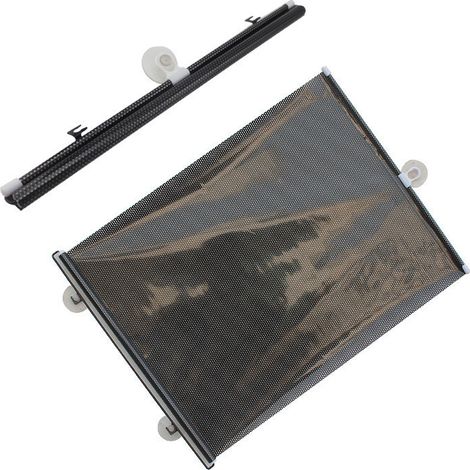 Rideau occultant à ventouse rétractable automatique, sans perçage, isolation thermique anti‑soleil, pour fenêtre maison cuisine balcon et pare‑brise voiture, 45×125cm (1/5)