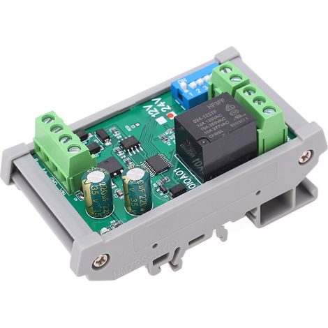 Relais DC 24V 1 canal avec boîtier, module RS485 pour équipements électriques (1/5)