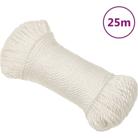Filiyano-Corde blanche 3 mm 25 m polypropylène (1/5)