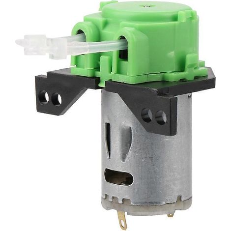 Tête de tuyau péristaltique pour pompe doseuse DIY pour analyse chimique en laboratoire d'aquarium (vert 12V 13)