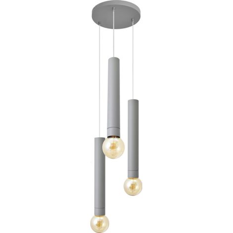 Helam TUBA Suspension Cluster Gris 30cm