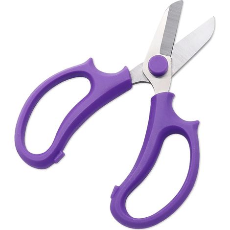 Ciseaux de fleuriste lames incisives petite branche de fleur légère en acier inoxydable pour horticulture violet