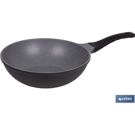 Wok induction en aluminium forgé Ø30 cm Anzio
