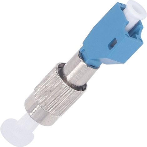 Lot de 3 adaptateurs fibre optique FC UPC mâle vers LC UPC femelle, faible perte d'insertion, bonne isolation, connecteur optique (1/5)