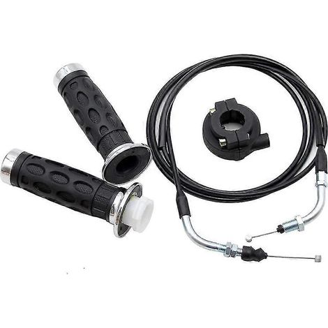 Poignée d'accélérateur universelle avec câble d'accélérateur de 78 pouces pour scooters 50cc, 80cc, 125cc et 150cc (GY6) (1/5)