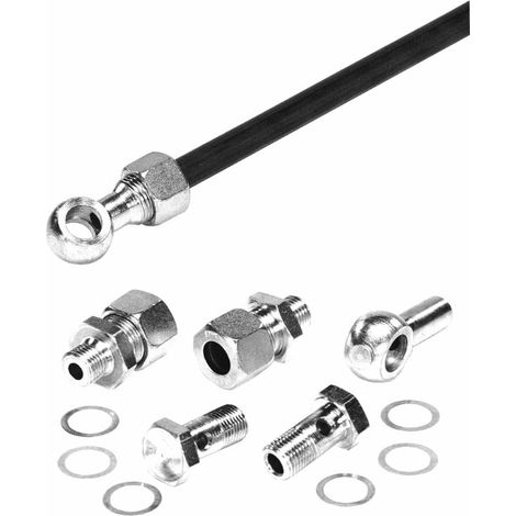 KIT RACCORDERIA AMA RICAMBIO PER VALVOLA BLOCCO DA 3/8'' M. (35367) (1/2)
