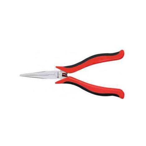 Pinzetta per elettronica becchi piatti 125 mm.