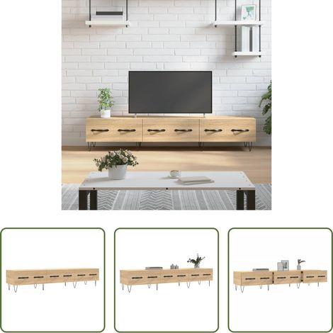 Holzwerkstoff -  TV-Schrank Sonoma-Eiche 150x36x30 cm Holzwerkstoff (1/5)