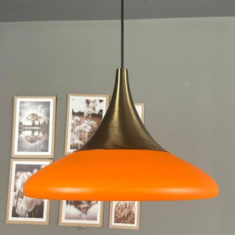 Paladin Lustre Simple Orange, Lampe Suspendue, Hôtel, Restaurant, Cuisine, Salon, Hall, Lustre Pour Jeunes, Modèles (1/5)