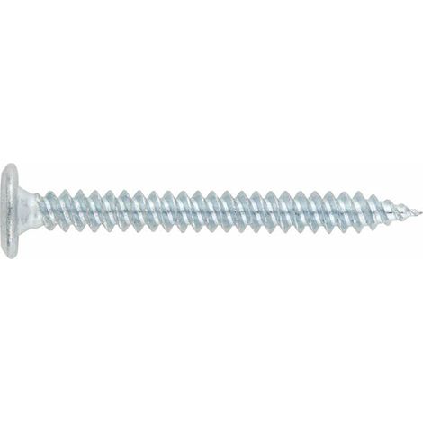 Vis tête cylindrique extra plana - Huella Torx - Zincada blanca 4,8 x 65 - Caja de 250 (1/2)