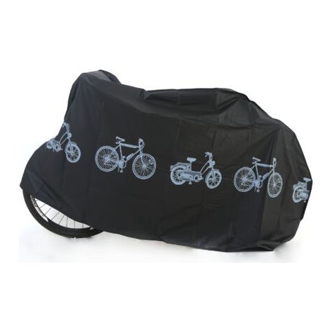 QORVA-Housse pour vélo, noire, 200 cm x 100 cm, 1 pièce Housse pare-soleil pour VTT Imperméable et anti-poussière (1/5)
