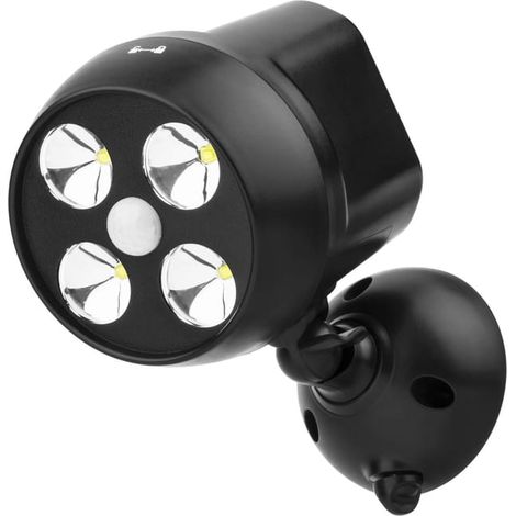Éclairage de sécurité LED d'extérieur, détecteur de mouvement, applique murale d'extérieur résistante aux intempéries, 600 lumens (SKU produit : 96652562 SKU Offre : mkh25.7.15-1) (1/4)
