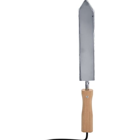 Elektrisches Honigschleudermesser, 44 cm, professionelles Imkermesser/Schaber, Edelstahl und Holz, 140–160 °C (1/5)