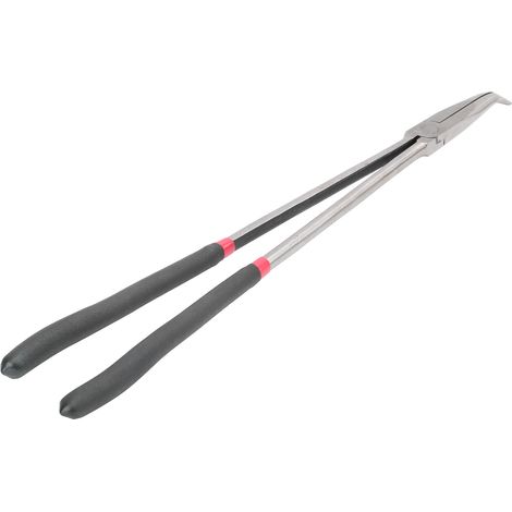 Pince à bec coudé à 45 degrés avec long manche, outil à main en acier, 400 mm (16 pouces) (1/5)