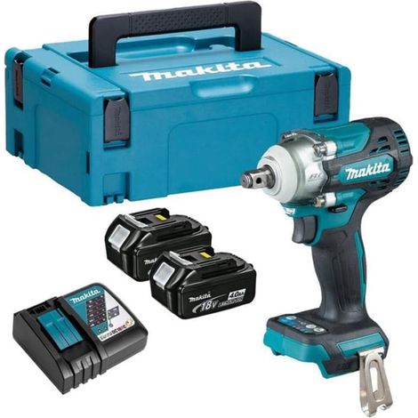 Makita DTW300RMJ 18V LXT Cordless 1/2" Impact Wrench - 2 x 4Ah Batteries, Charger & Makpac 2 Case (1/5)