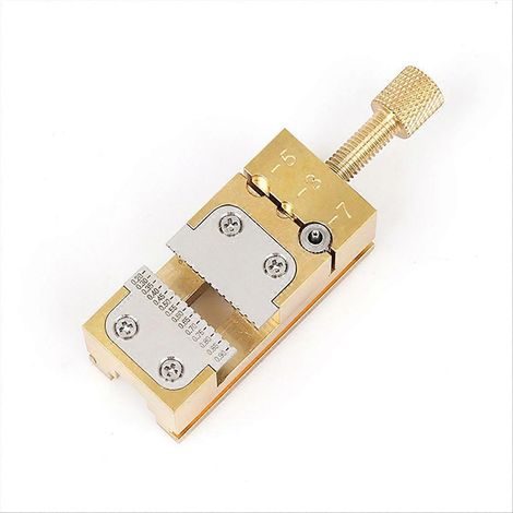 Outil de réparation de montres, dispositif de fixation pour pièces de montre, couronne de montre, A (1/5)