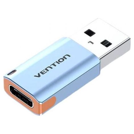 Adaptador USB 3.1 Vention CUBH0/ USB Tipo-C Macho - USB Hembra/ Gris