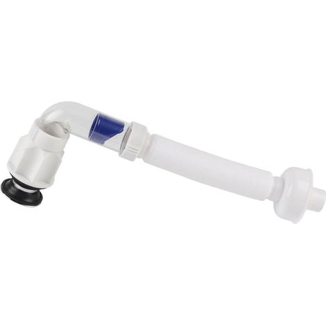 Tube flexible extensible AntiOdor pour lavabo, tuyau d'évacuation universel en S (1/5)