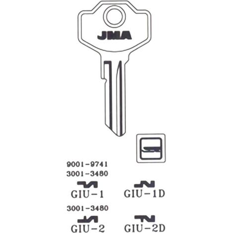 JMA llavin giu-1 , Llavín GIU 1 acero JMA.
- Modelo en blanco de alta precisión fabricado en acero niquelado, especialmente diseñado para sistemas de cierre compatibles con cerradu