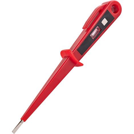 Kestek Phasentester Schraubenzieher Spannungsprüfer Phasenprüfer isoliert 190 mm (1/2)