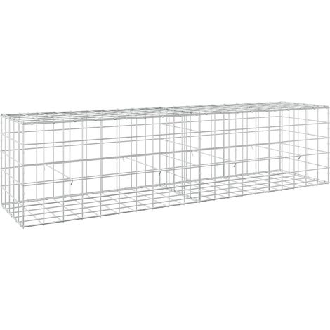 vidaXL Gabion with 5 mm Wire and 10x10 cm Mesh 200x50x50 cm (1/5)